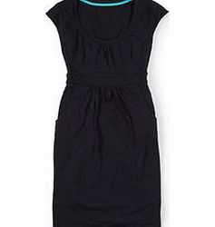 Boden Casual Weekend Dress, Black,Blue,Soft Blue
