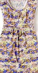 Boden Casual Weekend Dress, Blues Garden Flowers