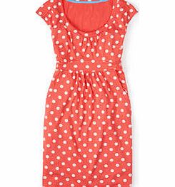 Boden Casual Weekend Dress, Chilli Pretty Spot,Soft