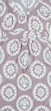 Boden Casual Weekend Dress, Lavender Grey Woodblock