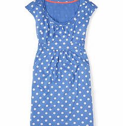 Boden Casual Weekend Dress, Soft Blue Pretty Spot,Dill