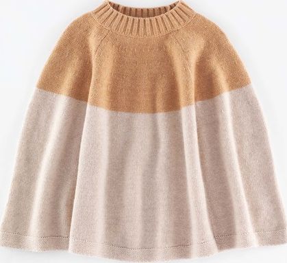 Boden, 1669[^]35213560 Chelsea Knitted Poncho Chinchilla/Caramel