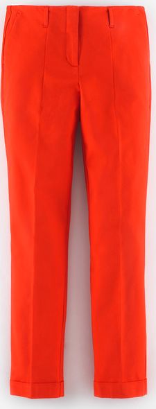 Boden, 1669[^]35164045 Chelsea Turn-Up Trousers Orange Red Boden,