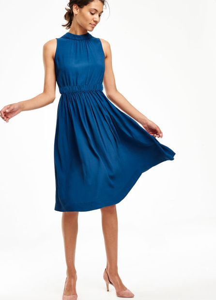 Boden, 1669[^]35076017 Chic Full Skirted Party Dress Galaxy Blue Boden,