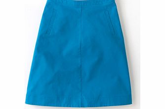 Boden Chino Skirt, Oriental Blue,White,Cappuccino