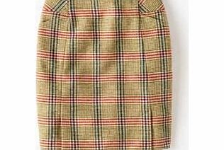 Boden Classic British Mini, Green Check,Flamingo