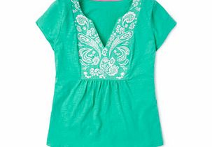 Boden Colette Top, Grasshopper,White,Ivory/Tutti
