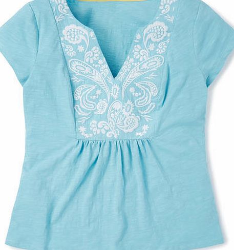 Boden Colette Top, Soft Aqua 34644245