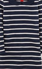 Boden Collared Breton Tunic, Navy/Ivory 34339150