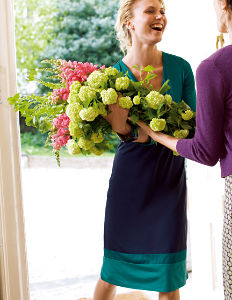 Boden Colourblock Jersey Dress