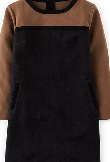 Boden Colourblock Tunic, Charcoal Marl/Henna 34353250