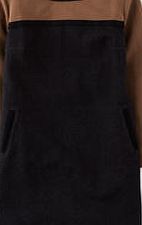 Boden Colourblock Tunic, Charcoal Marl/Henna 34353359