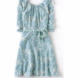 Boden Columbia Road Dress, Blue Breezy Print,Black