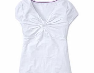 Boden Cora Top, White,Graphic Blue,Leafy Green,Grey