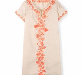Boden Corsica Kaftan, Pink with Neon,Navy with