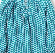 Boden Cotton Brondesbury Top, Blue Dandelion 34110387