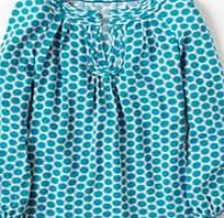 Boden Cotton Brondesbury Top, Blue Dandelion 34110395