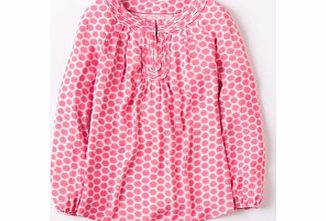 Boden Cotton Brondesbury Top, Pink Dandelion,Blue