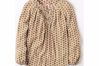 Boden Cotton Brondesbury Top, Tobacco Dandelion,Blue