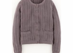 Cotton Cable Cardigan, Grey,Yellow 34251520