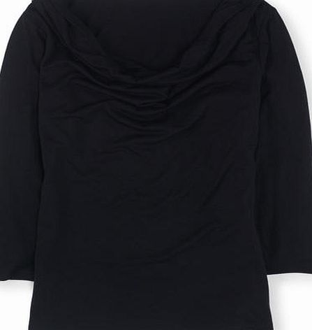 Boden Cowl Neck Top, Black 34641175