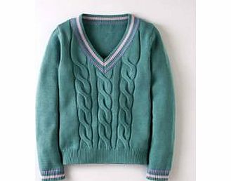 Boden Cricket Jumper, Aquamarine 34028795