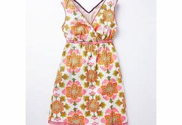 Boden Crinkle Holiday Dress, Multi Mosaic,Blue Artist