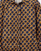 Boden Crinkle Jersey Shirt, Brown 34420695