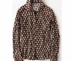 Boden Crinkle Jersey Shirt, Driftwood Love