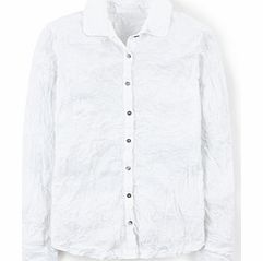Crinkle Jersey Shirt, White 33953944