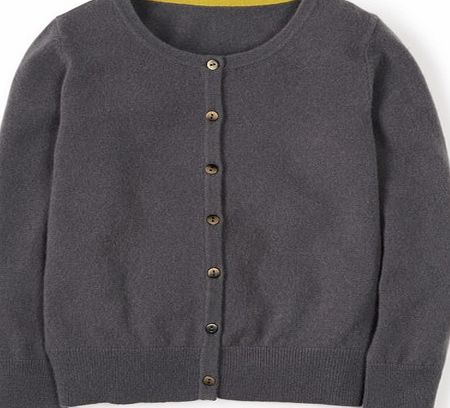 Boden Cropped Cashmere Cardigan, Grey 34698183