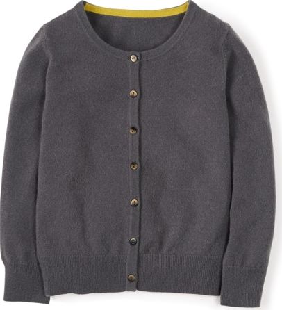 Boden, 1669[^]34698209 Cropped Cashmere Cardigan Grey Boden, Grey