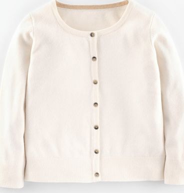 Boden, 1669[^]34697623 Cropped Cashmere Cardigan Ivory Boden, Ivory