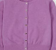 Boden Cropped Cashmere Cardigan, Lupin 34697805