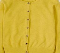 Boden Cropped Cashmere Cardigan, Sulphur 34698522