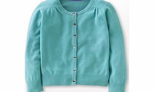 Boden Cropped Cashmere Crew Neck, Aquamarine,Clover