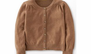 Boden Cropped Cashmere Crew Neck, Brown,Pop