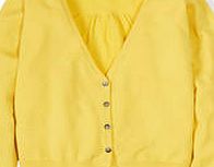 Boden Cropped V-neck Cardigan, Lemon Curd 34709832