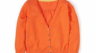 Boden Cropped V-neck Cardigan, Mandarin,White,Tutti