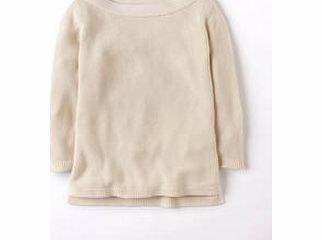Boden Darcy Jumper, White,Blue,Grey,Fire Cracker