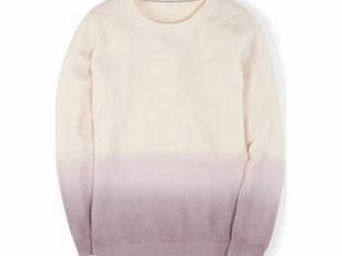 Boden Dip Dye Cashmere Jumper, Lavender