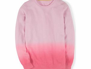 Boden Dip Dye Cashmere Jumper, Peony/Old Rose,Lavender