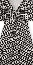 Boden Dorothy Dress, Black/Pearl Trellis 34644252