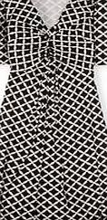 Boden Dorothy Dress, Black/Pearl Trellis 34644302