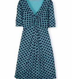 Boden Dorothy Dress, Navy/Capri Blue