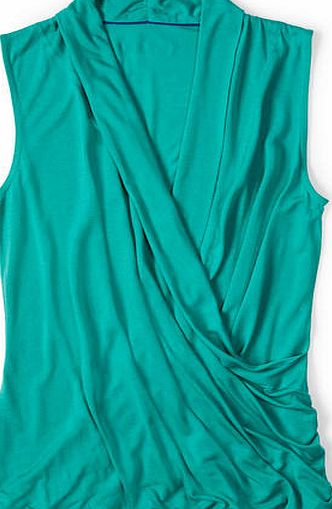 Boden Drapey Cross Front Top Viridian Boden, Viridian