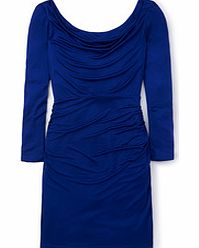 Boden Drapey Jersey Dress, Lapis 34488387