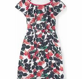 Boden Easy Day Dress, Yellow Stripe,Red Vintage
