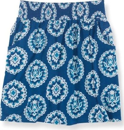 Boden, 1669[^]34698621 Easy Jersey Skirt Blue Boden, Blue 34698621