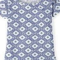 Boden Easy Printed Tee, Blue Scribble Print 34882795